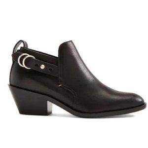 Rag and Bone Black Leather Ankle Boots